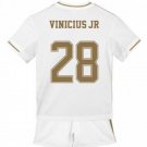 VINICIUS JR #25 Real Madrid Home Boys 2019-2020 Kids Soccer Jersey