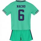 NACHO #6 Real Madrid Third Boys 2019-2020 Kids Soccer Jersey
