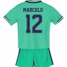MARCELO #12 Real Madrid Third Boys 2019-2020 Kids Soccer Jersey