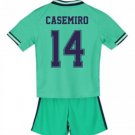 CASEMIRO #14 Real Madrid Third Boys 2019-2020 Kids Soccer Jersey