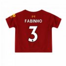 FABINHO #3 Liverpool Home Boys 2019-2020 Kids Soccer Jersey