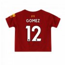 Joe GOMEZ #12 Liverpool Home Boys 2019-2020 Kids Soccer Jersey
