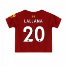 Adam LALLANA #20 Liverpool Home Boys 2019-2020 Kids Soccer Jersey