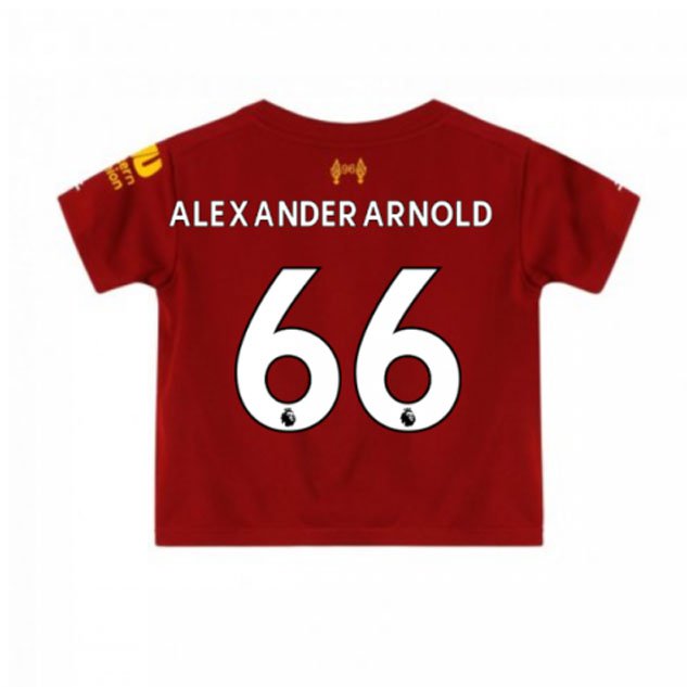 Trent ALEXANDER ARNOLD #66 Liverpool Home Boys 2019-2020 Kids Soccer Jersey