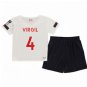 VIRGIL van Dijk #4 Liverpool Away Boys 2019-2020 Kids Soccer Jersey