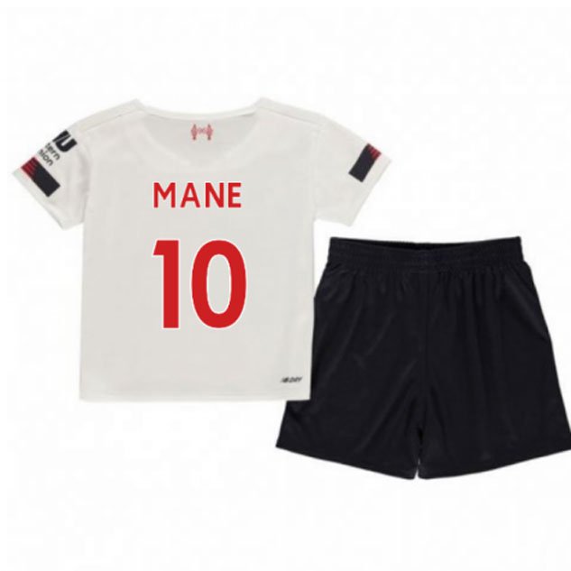 Sadio MANE #10 Liverpool Away Boys 2019-2020 Kids Soccer Jersey