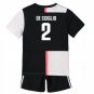 Mattia DE SCIGLIO #2 Juventus Home Boys 2019-2020 Kids Soccer Jersey