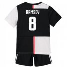Aaron RAMSEY #8 Juventus Home Boys 2019-2020 Kids Soccer Jersey