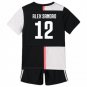 ALEX SANDRO #12 Juventus Home Boys 2019-2020 Kids Soccer Jersey