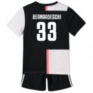 Federico BERNARDESCHI #33 Juventus Home Boys 2019-2020 Kids Soccer Jersey