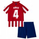 Santiago ARIAS #4 Atletico Madrid Home Boys 2019-2020 Kids Soccer Jersey