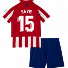 Stefan SAVIC #15 Atletico Madrid Home Boys 2019-2020 Kids Soccer Jersey