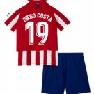 DIEGO COSTA #19 Atletico Madrid Home Boys 2019-2020 Kids Soccer Jersey