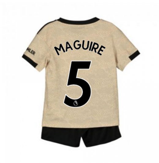Harry MAGUIRE #5 Manchester United Away Boys 2019-2020 Kids Soccer Jersey