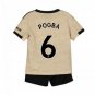 Paul POGBA #6 Manchester United Away Boys 2019-2020 Kids Soccer Jersey