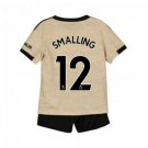 Chris SMALLING #12 Manchester United Away Boys 2019-2020 Kids Soccer Jersey