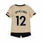Chris SMALLING #12 Manchester United Away Boys 2019-2020 Kids Soccer Jersey