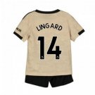Jesse LINGARD #14 Manchester United Away Boys 2019-2020 Kids Soccer Jersey