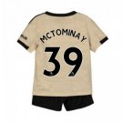 Scott McTOMINAY #39 Manchester United Away Boys 2019-2020 Kids Soccer Jersey
