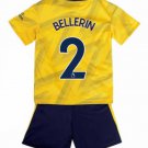 Hector BELLERIN #2 Arsenal Away Boys 2019-2020 Kids Soccer Jersey