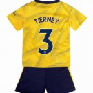 Kieran TIERNEY #3 Arsenal Away Boys 2019-2020 Kids Soccer Jersey