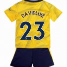 DAVID LUIZ #23 Arsenal Away Boys 2019-2020 Kids Soccer Jersey