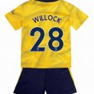 Joe WILLOCK #28 Arsenal Away Boys 2019-2020 Kids Soccer Jersey