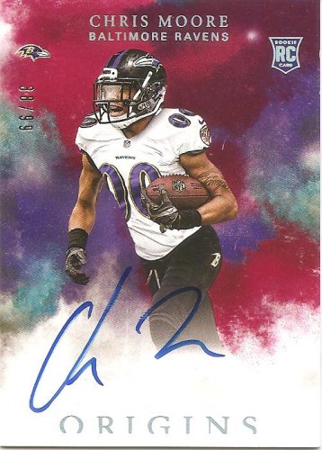 CHRIS MOORE - ROOKIE CARD - AUTOGRAPH