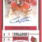 COLE HIKUTINI - ROOKIE CARD - AUTOGRAPHED