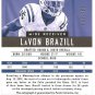 LAVON BRAZILL- ROOKIE CARD