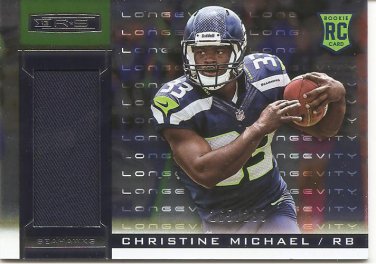CHRISTINE MICHAEL - ROOKIE CARD - GAME WORN