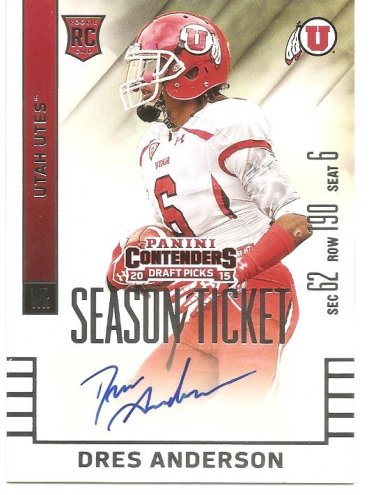 DRES ANDERSON- AUTOGRAPHED