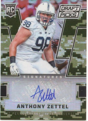 ANTHONY ZETTEL - AUTOGRAPHED - ROOKIE CARD