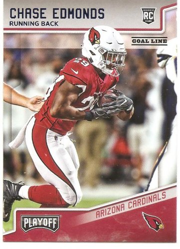 CHASE EDMONDS - ROOKIE CARD