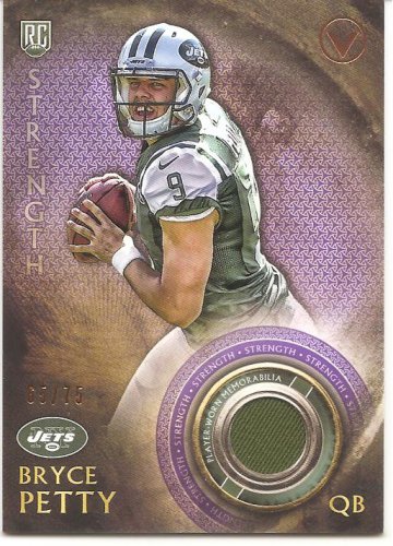 BRYCE PETTY - ROOKIE CARD -PLAYER WORN