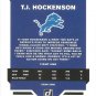 T.J. HOCKENSON - ROOKIE CARD