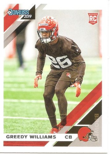 GREEDY WILLIAMS - ROOKIE CARD
