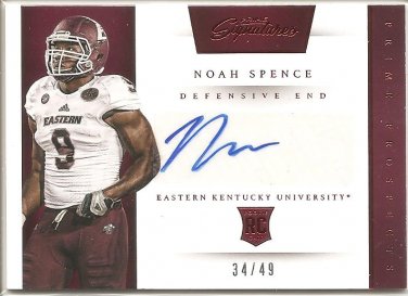 NOAH SPENCE -ROOKIE CARD - AUTOGRAPHED