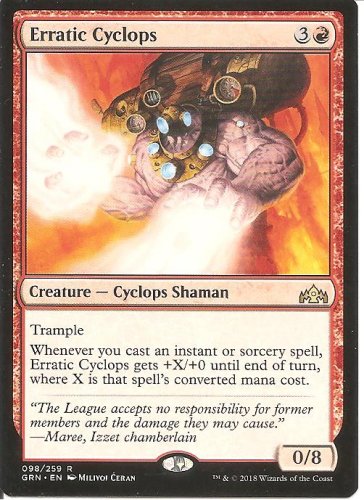 ERRATIC CYCLOPS