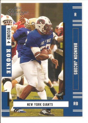 BRANDON JACOBS - ROOKIE CARD