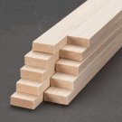 Balsa Wood 1/2 X 1 X 36 (5) BWS1095