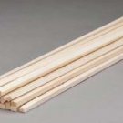 Balsa Wood 3/16 X 1/4 X 36in (10) BWS1055