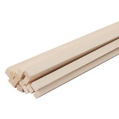 Basswood 1/4 x 3/8 x 24in (10) BWS3457