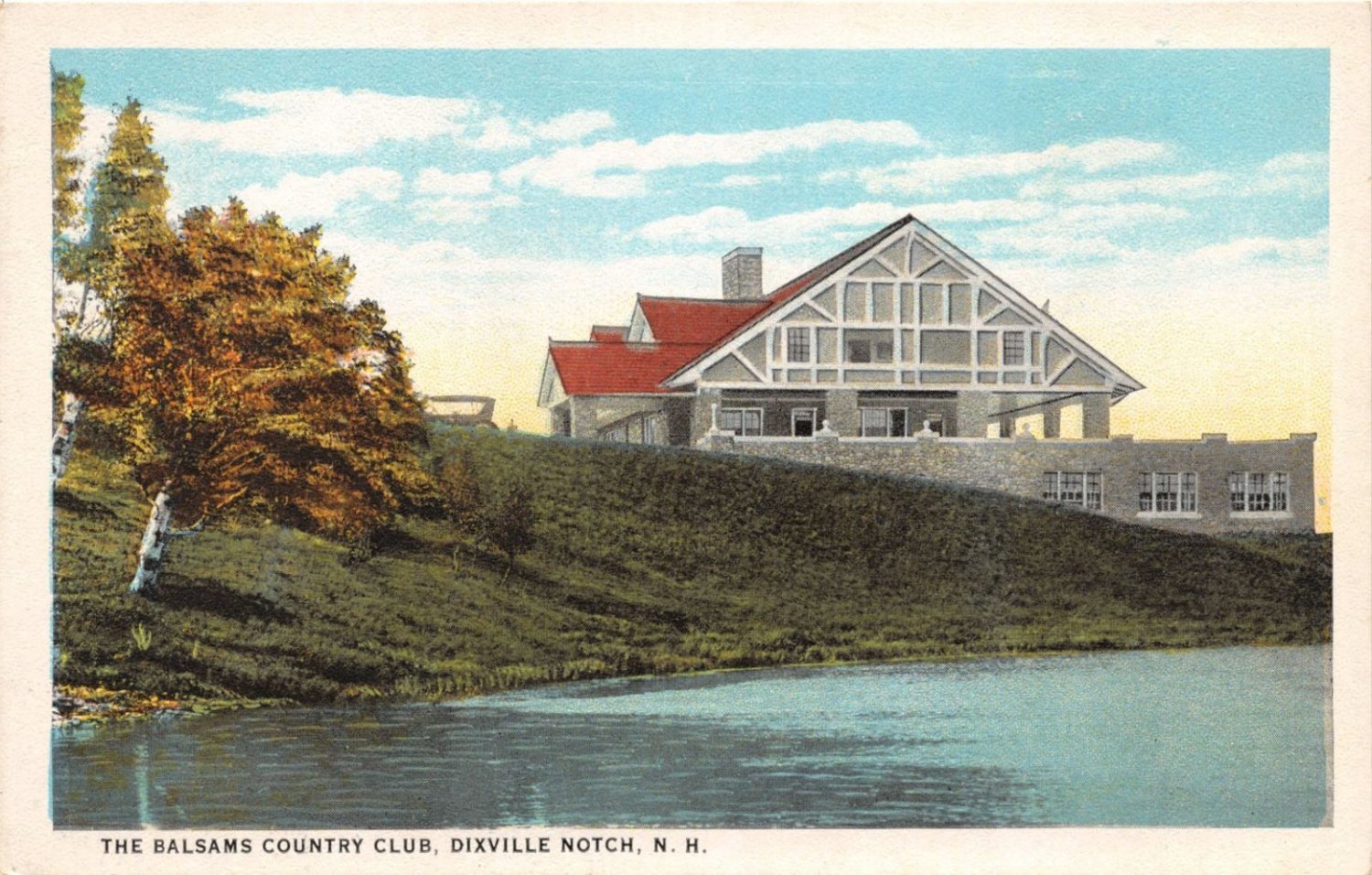 DIXVILLE NOTCH NEW HAMPSHIRE THE BALSAMS COUNTRY CLUB POSTCARD