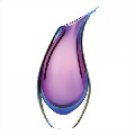 Indigo & Violet Swirl Glass