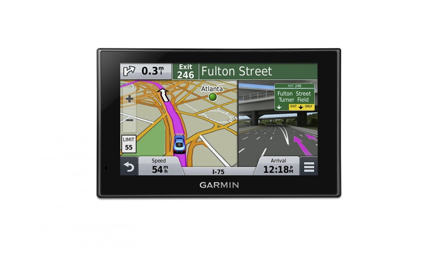 GPS Navigator with Spoken Turn-By-Turn Directions 6 Inches Glass Maps Updates