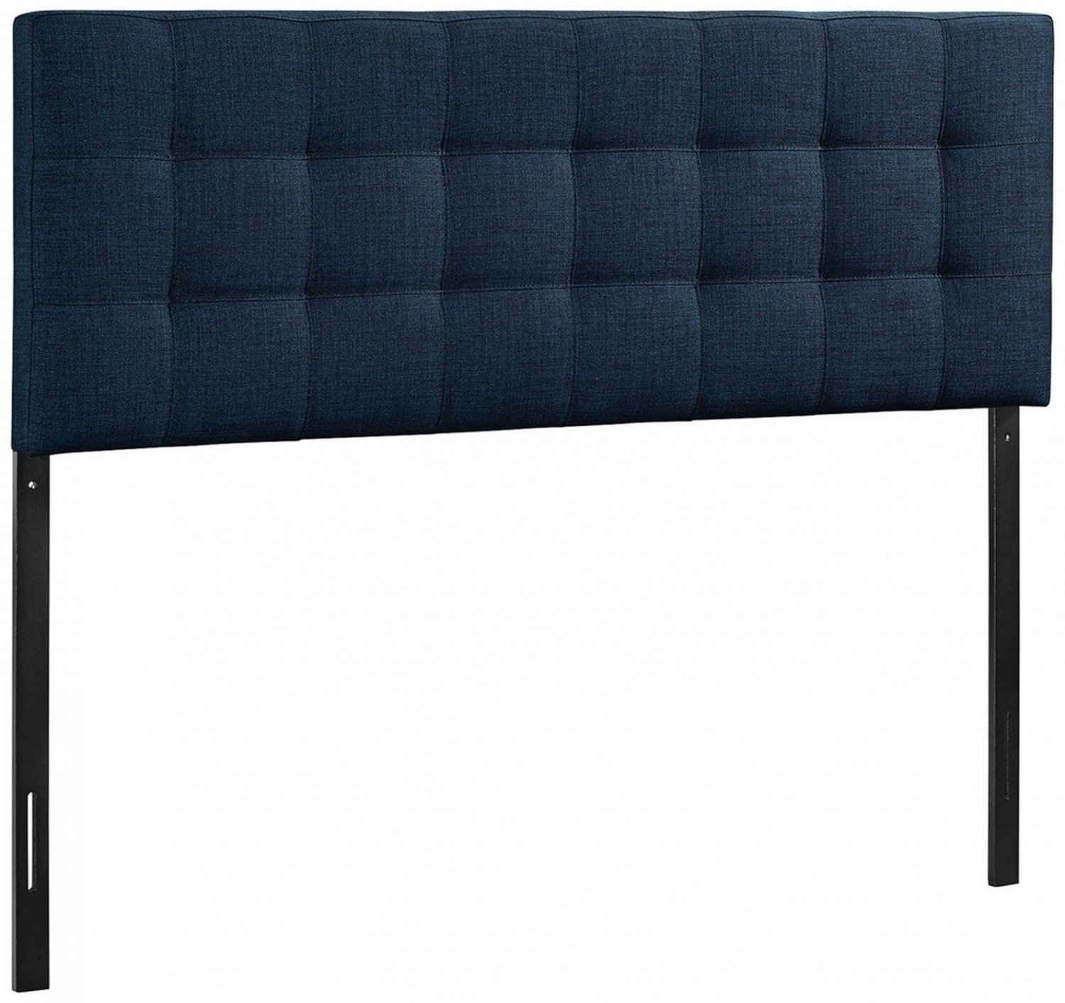 Headboard King Size Upholstered In Navy Fabric Color For Bed Head Bedroom Decor