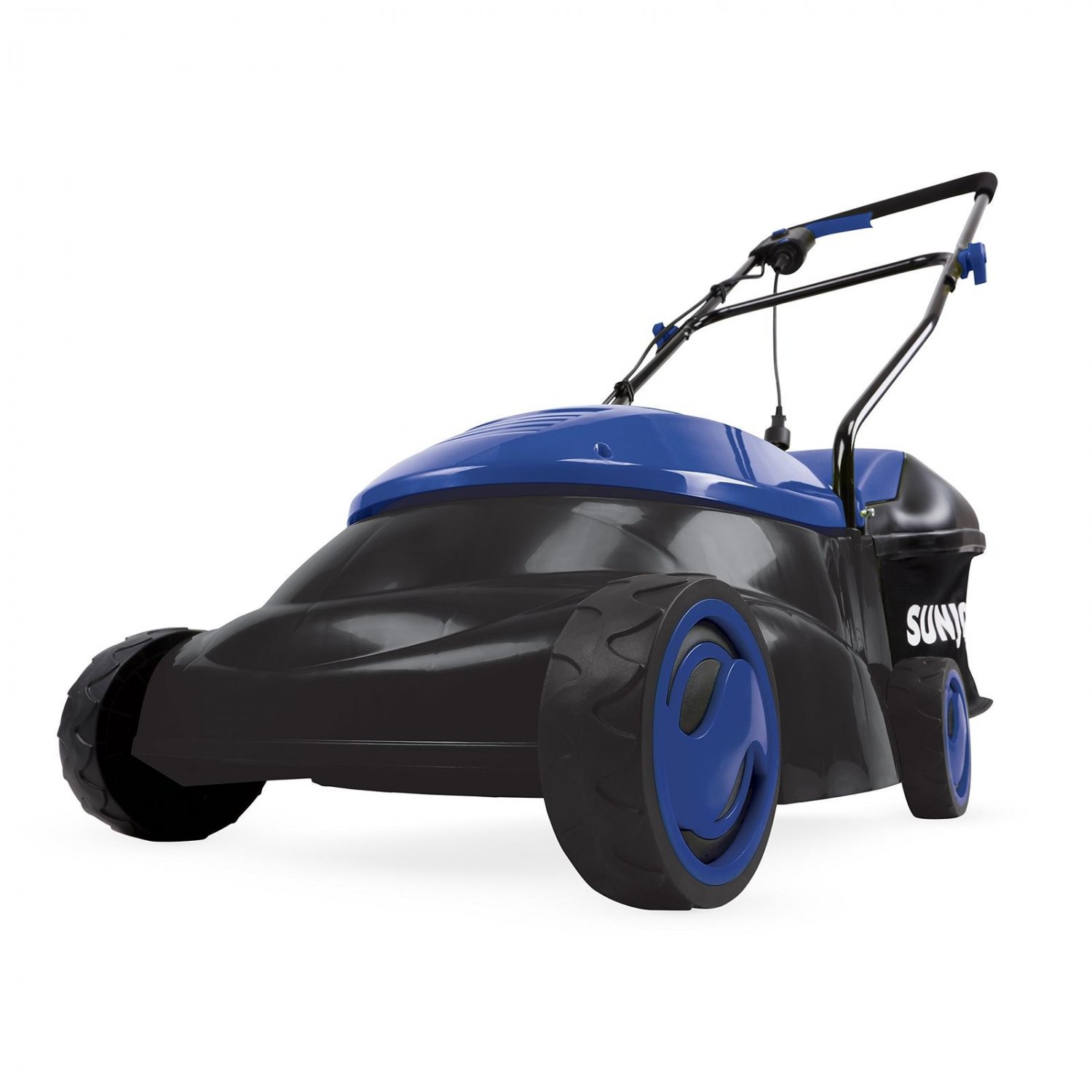 Electric Lawn Mower Sun Joe Mow 14-Inch 12 Amp With Grass Bag Blue Corded Patio