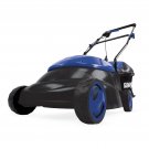 Electric Lawn Mower Sun Joe Mow 14-Inch 12 Amp With Grass Bag Blue Corded Patio