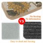 Stair Treads Non Slip Carpet Non Slip Set of 7 Rubber Beige For Indoor Use